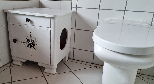 Toilettenhaus für Katzen geruchsmindernd